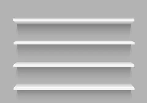 Empty store showcase template Stock Illustration