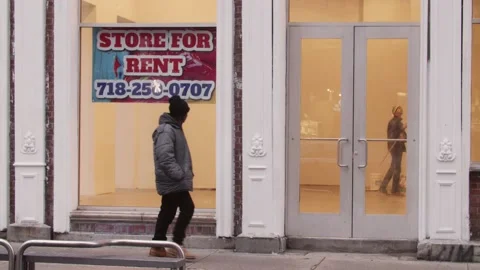 Empty Storefront 011 Video stock 229916236