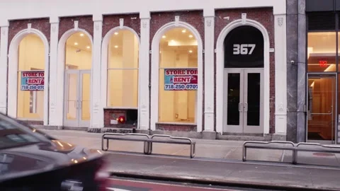 Empty Storefront 013 Video stock 229916457