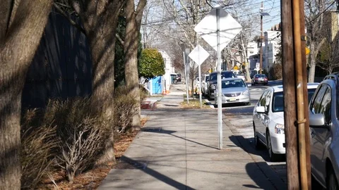 Empty Street Stock Footage 122486631