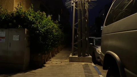 Empty Street - Late Evening Stock Footage 172219502
