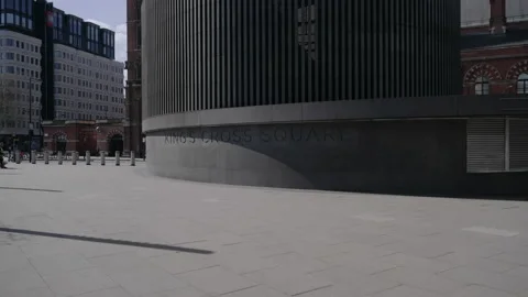Empty street in London during lockdown Stock Footage 130318040