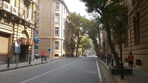 Empty Street , Mumbai Stock Footage 101472847
