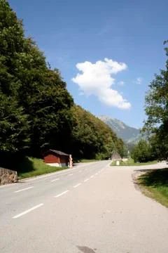 Empty street Stock Photos