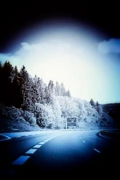 Empty street Stock Photos