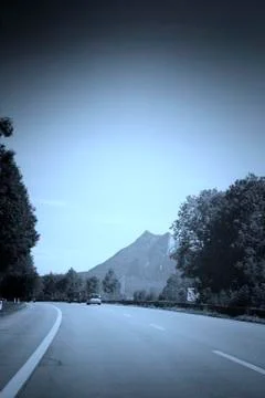 Empty street Stock Photos