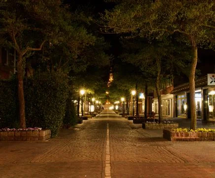 Empty street Stock Photos