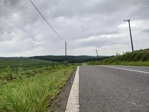Empty street Stock Photos
