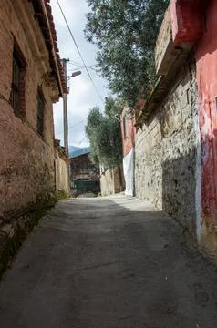 Empty street Stock Photos