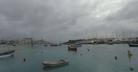 Empty street scenes from Valetta Malta 스톡 동영상 147513660