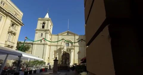 Empty street scenes from Valetta Malta Stock Footage 147513670