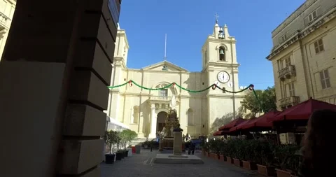 Empty street scenes from Valetta Malta Stock Footage 147514629