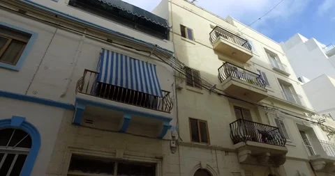 Empty street scenes from Valetta Malta Stock Footage 147514730