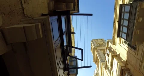 Empty street scenes from Valetta Malta Stock Footage 147514887