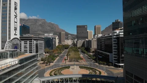 Empty streets in Cape Town Cbd Stock Footage 129917610