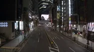 Empty Streets In Shibuya, Tokyo, Japan 04/18/20 Stock Footage