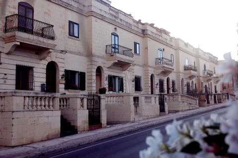 Empty streets of Valletta, Malta Stock Photos