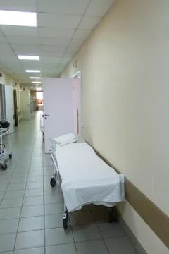 Empty stretcher Stock-Fotos