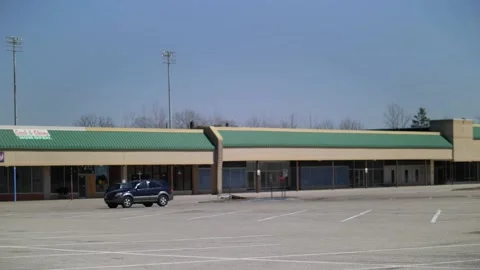 Empty Strip Mall 스톡 동영상 148289600