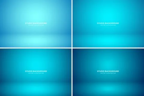 Empty studio abstract background, soft spotlight effect, smooth gradient and Stock Illustration