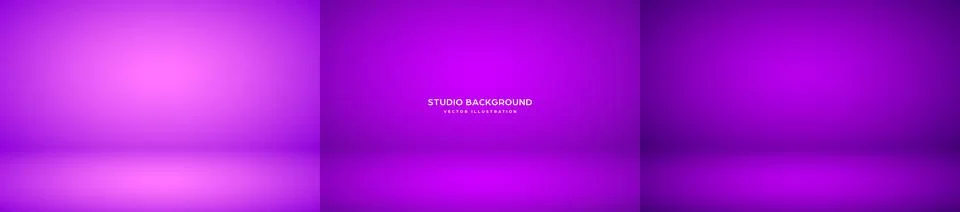 Empty studio abstract background, soft spotlight effect, smooth gradient and Stock Illustration