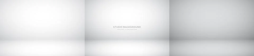 Empty studio abstract background, soft spotlight effect, smooth gradient and Stock Illustration