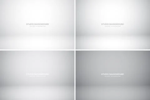 Empty studio abstract background, soft spotlight effect, smooth gradient and Stock Illustration