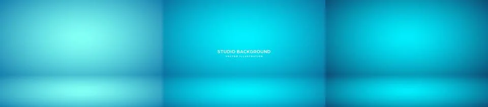 Empty studio abstract background, soft spotlight effect, smooth gradient and Stock Illustration