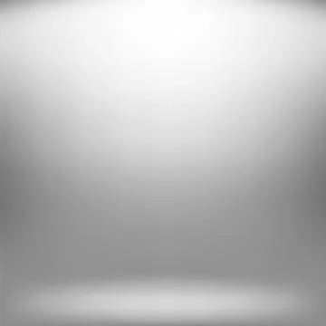 Empty Studio. Light Gray Abstract Background with Radial Gradient Effect Stock Illustration