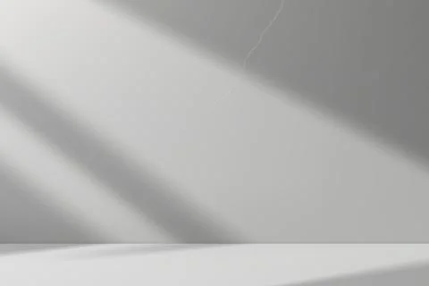 Empty studio room background with light shadow on wall. Stock Illustration