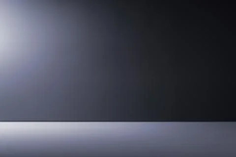 Empty studio room background with light shadow on wall. Stock Illustration