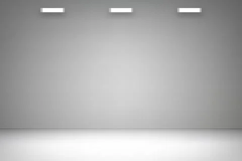 Empty studio room background with spotlight. Stockillustratie