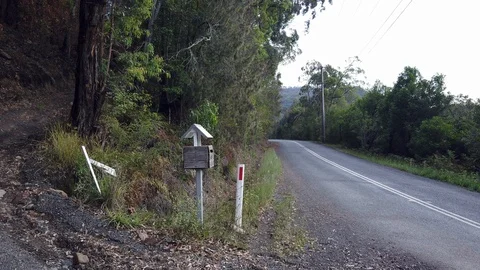 Empty suburban highway Video stock 126504002