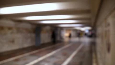 Empty subway in the morning. Stock Footage 165274999