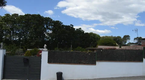 Empty Summer Village Stock Footage 52984309