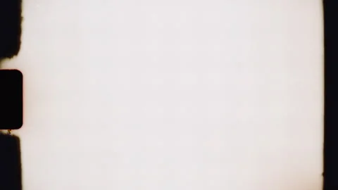 Empty super 8 film frames passing by Stock Footage 312993430