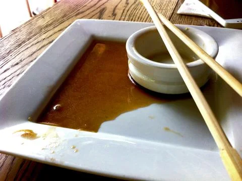 Empty sushi Foto stock