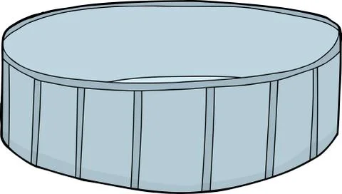 Empty swimming pool Stock Illustration