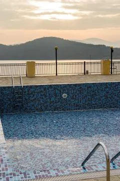 Empty swimming pool Stock Photos