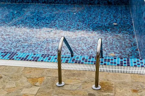 Empty swimming pool Stock Photos