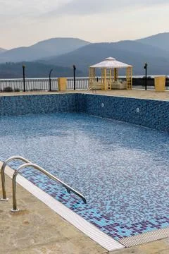 Empty swimming pool Stock Photos