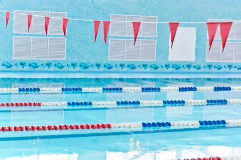 Empty swimming pool Stock Photos
