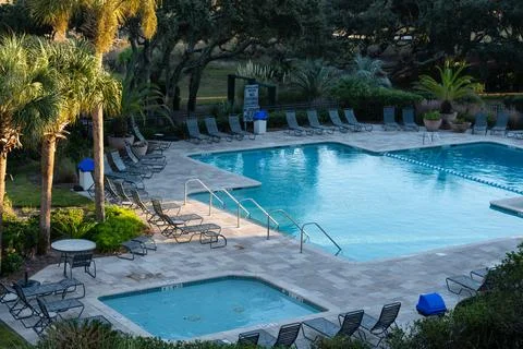 Empty Swimming Pool Stock-Fotos