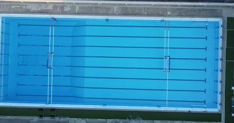 Empty swimming pool for playing water po... | Stock Video | Pond5