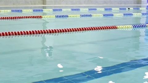 Empty swimming pool without people Stock Footage 73123316