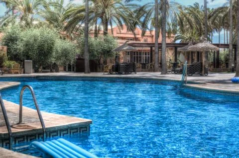 Empty swimming pools Stock Photos