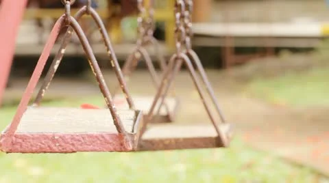 Empty Swing Stock Footage 10827873