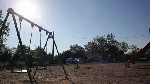 Empty swing Stock Footage 11241987