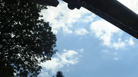 Empty swing Stock Footage 42180431