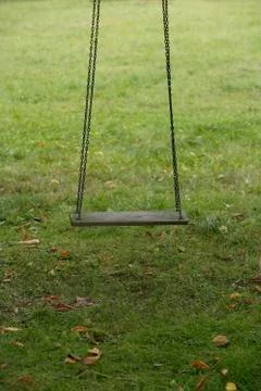 Empty swing Stock Photos